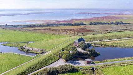 Ferienwohnung für 2 Personen, mit Ausblick und Terrasse sowie Sauna, mit Haustier in Hattstedtermarsch