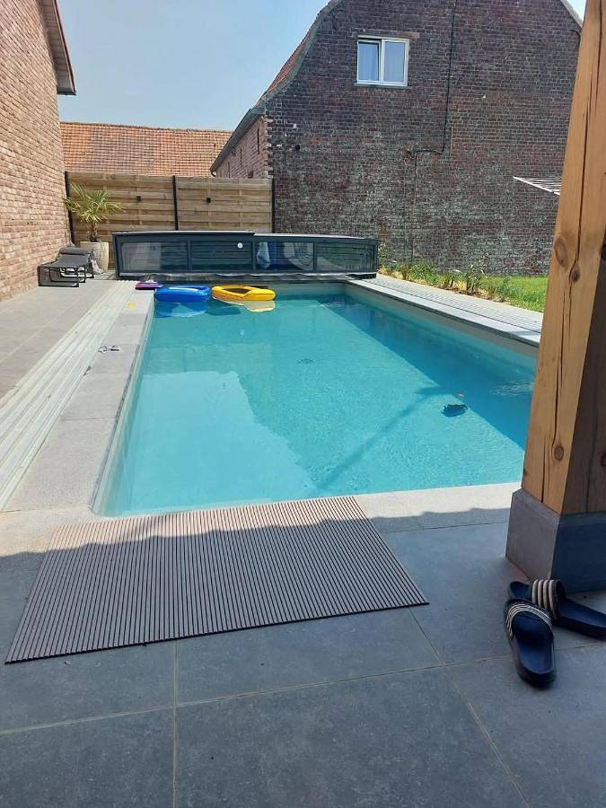 Location de vacances pour 8 personnes, avec jardin ainsi que vue et piscine à Wervik - 2