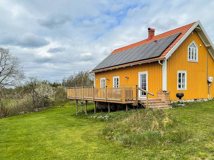 Ferienhaus für 6 Personen, mit Balkon und Garten in Smaland