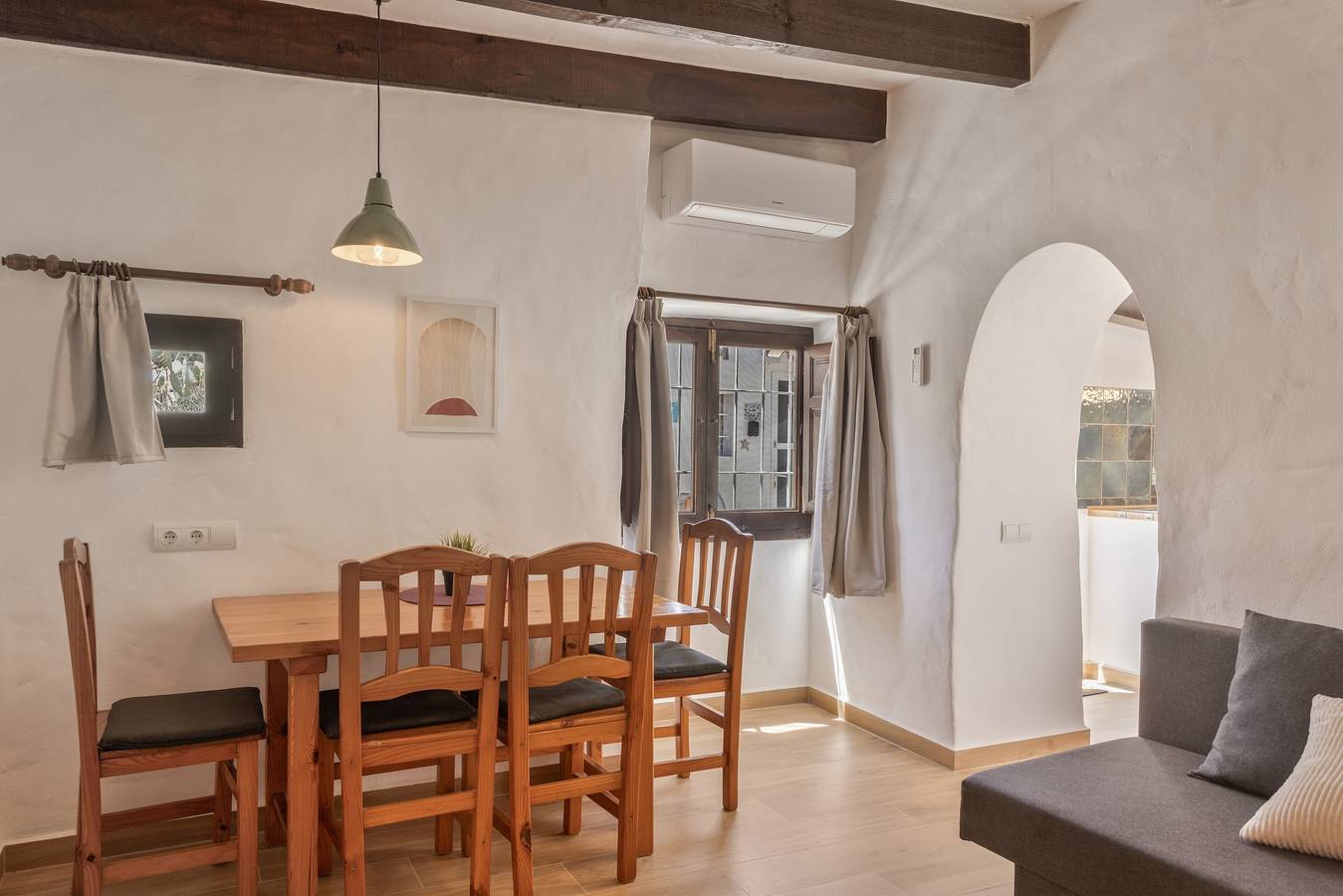 Ferienhaus 'Can Vital 1' mit privater Terrasse, Wi-Fi und Klimaanlage in Formentera, Balearen