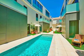 Ferienhaus für 4 Personen, mit Terrasse und Garten sowie Pool in Tavira