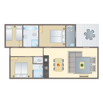 Bungalow voor 6 Personen in Veluwemeer, Regio Zwolle, Afbeelding 1
