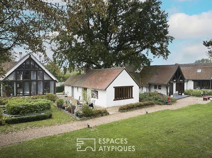 Location de vacances pour 12 personnes, avec bassin pour enfant et piscine ainsi que jardin et terrasse à Maillebois - 3