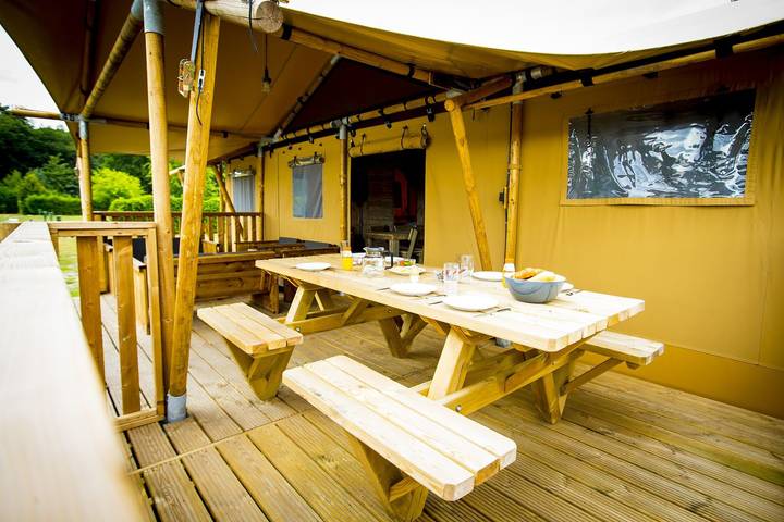 Glamping voor 7 personen in Noord-Brabant