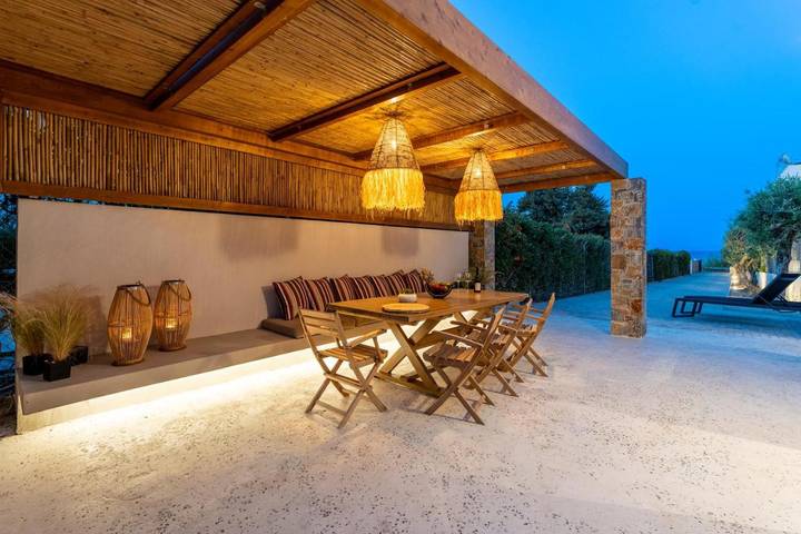 Strandhaus für 4 Personen, mit Terrasse und Garten sowie Ausblick auf Kreta