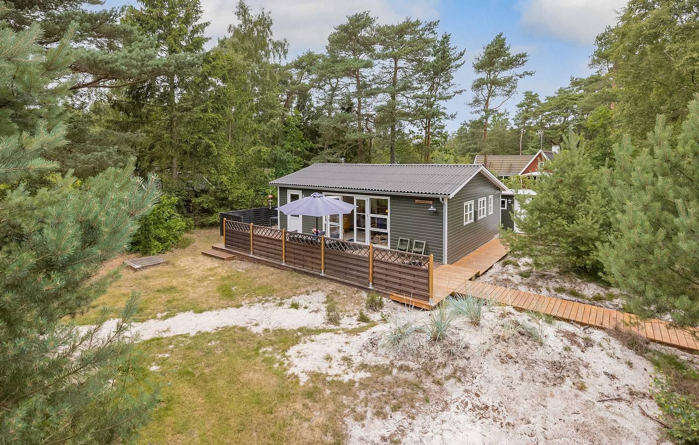 Ferienhaus für 4 Personen mit Terrasse in Snogebæk, Bornholm