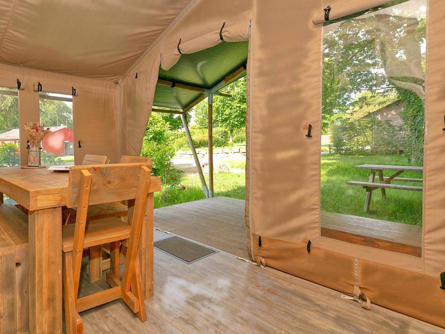 Camping Au Gré des Vents Sites et Paysages - Tienda de campaña 5 personas - Albergue Camelia in Rochefort-en-Terre, Región de Vannes
