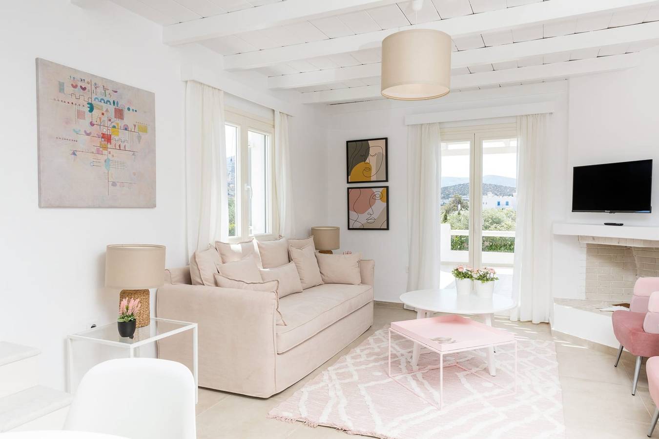 Sensational Naxos Villa | 5 Bedrooms | Villa Ayame | Spacious Outdoor Area in Pyrgaki, Naxos