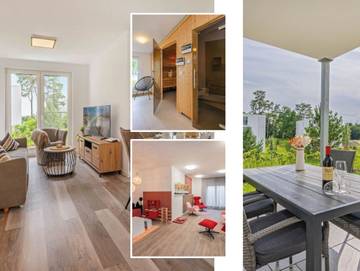 Ferienwohnung für 4 Personen, mit Seeblick und Terrasse, mit Haustier in Zirchow