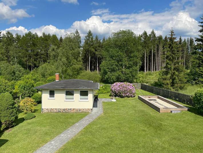Ferienwohnung für 3 Personen, mit Terrasse und Garten in Grünbach