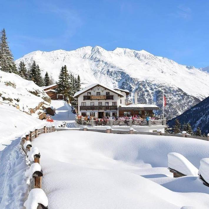 BnB für 2 Personen, mit Ausblick und Sauna sowie Garten, mit Haustier in Sölden (Österreich)