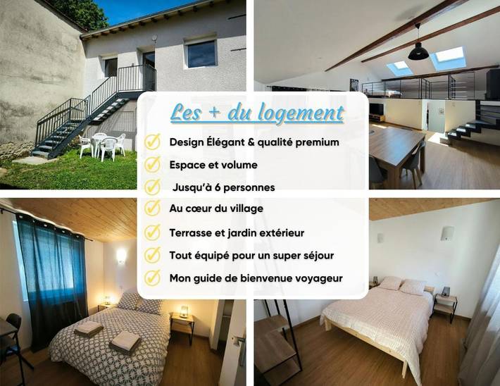 Gîte pour 6 personnes, avec jardin à Chazey-sur-Ain - 2