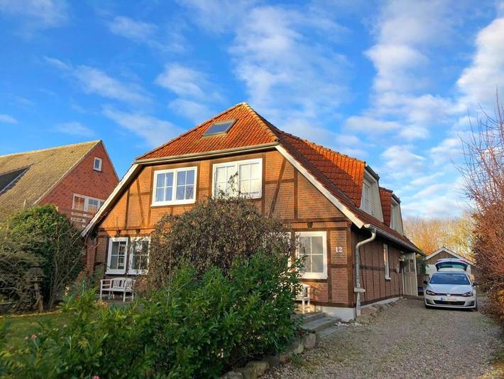 Ferienwohnung für 4 Personen, mit Garten und Ausblick