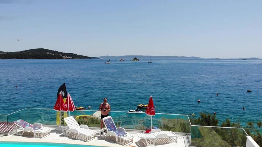 Ferienwohnung für 2 Personen, mit Pool und Ausblick sowie Garten, mit Haustier in Split-Dalmatien - 4