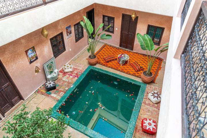 Maison d’hôte pour 3 personnes, avec piscine et terrasse à Marrakech