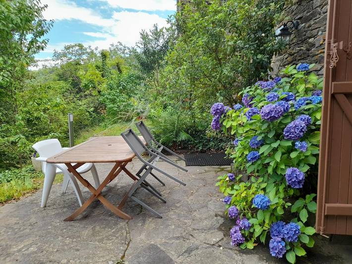 Gîte pour 3 personnes, avec Jacuzzi ainsi que Terrasse et Vue