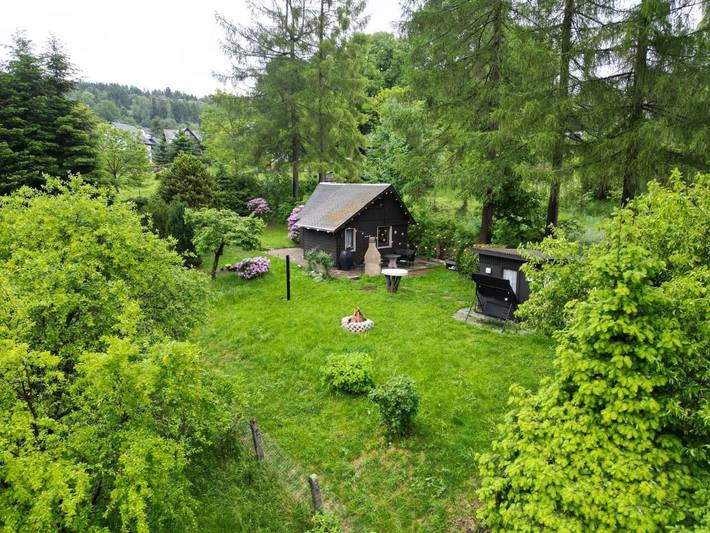 Ferienwohnung für 5 Personen, mit Balkon und Terrasse sowie Garten und Ausblick