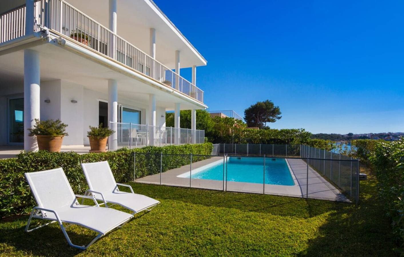 Villa 'Can Marilla' avec vue sur la mer, Wi-Fi et climatisation in Portocolom, Felanitx
