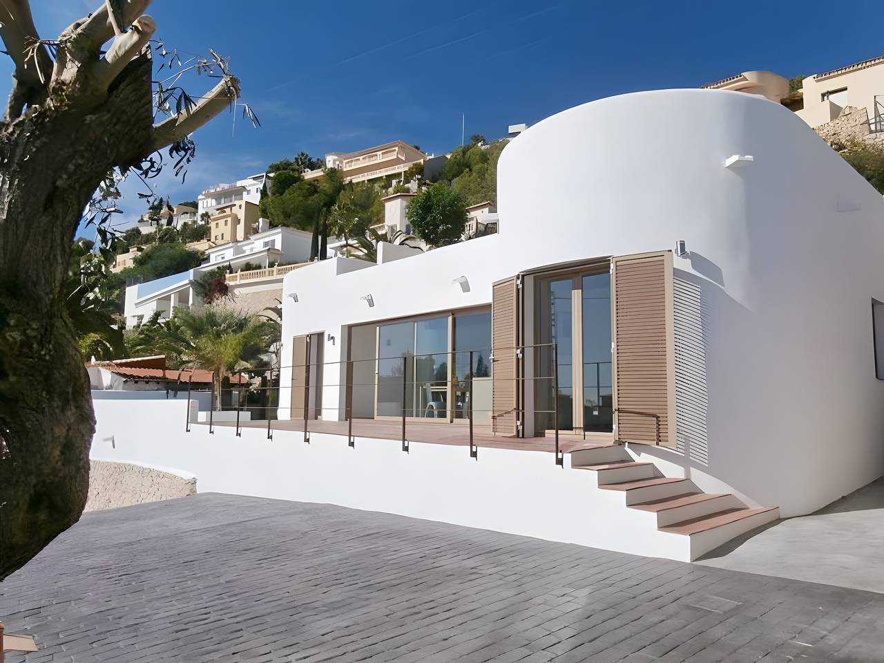 Casa de Férias 'Beautiful Ibiza Style Moraira' com Vista para o Mar, Wi-Fi e Ar Condicionado in Teulada (Espanha), Costa Blanca