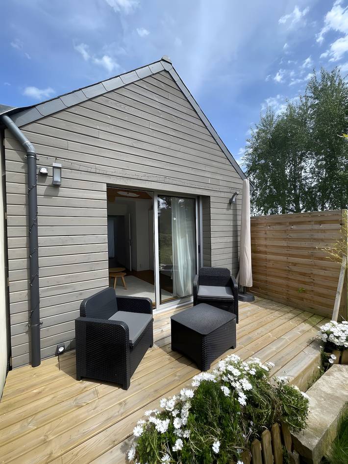 Studio pour 2 personnes, avec jardin