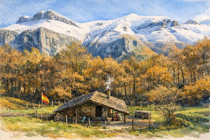 Casa rural para 6 personas, con vistas y terraza, Se admiten mascotas en Valle del Miera - 2