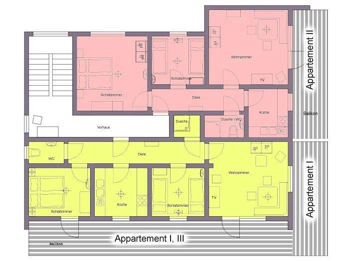 Appartement de vacances entier, Appartement, douche, Wc, 2 chambres in Abtenau, Tennengau