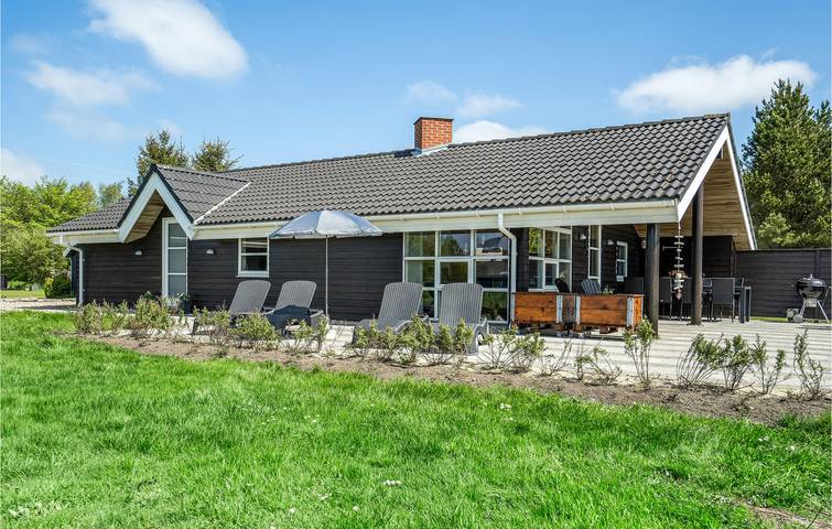 Ferienhaus für 8 Personen, mit Terrasse und Whirlpool sowie Garten und Sauna in Jegum - 4