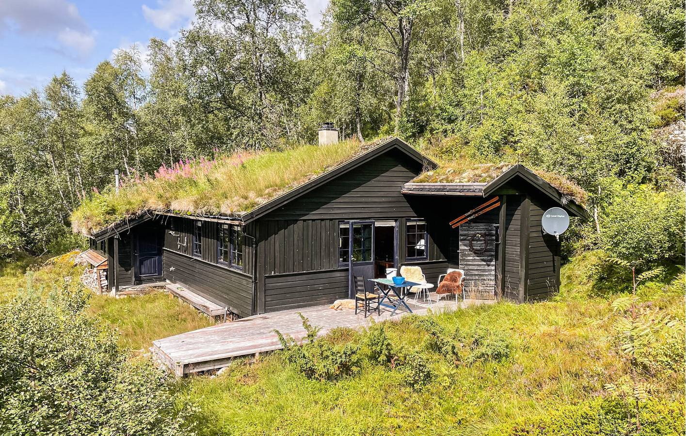 Feriehus for 8 personer med hage in Sinnes, Sirdal 