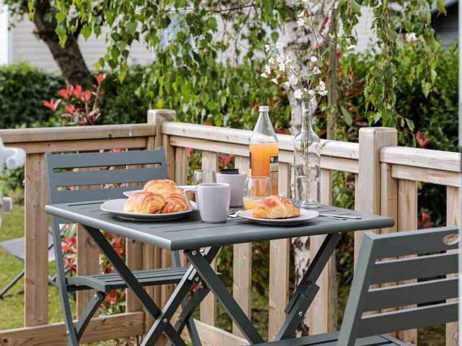 Camping La Foret Stella Plage - Mobilhome 2 personnes - Cottage Duo Cocoon 1 Chambre 18 m2 in Cucq, Région de Montreuil