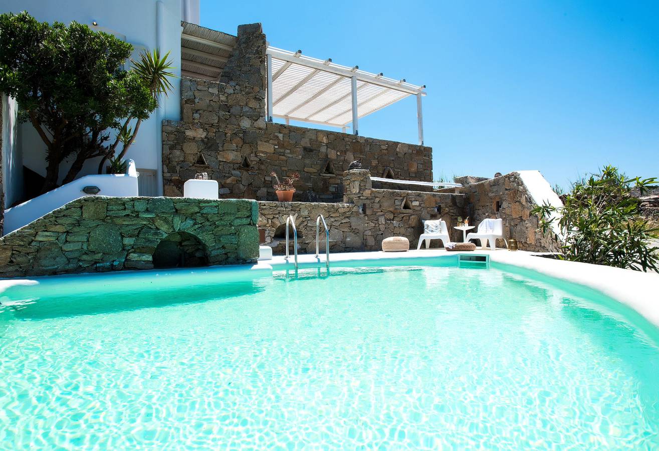 Holiday Home 'Lea Lodge 3 Mykonos  ' with Shared Pool, Private Terrace and Wi-Fi in Mykonos