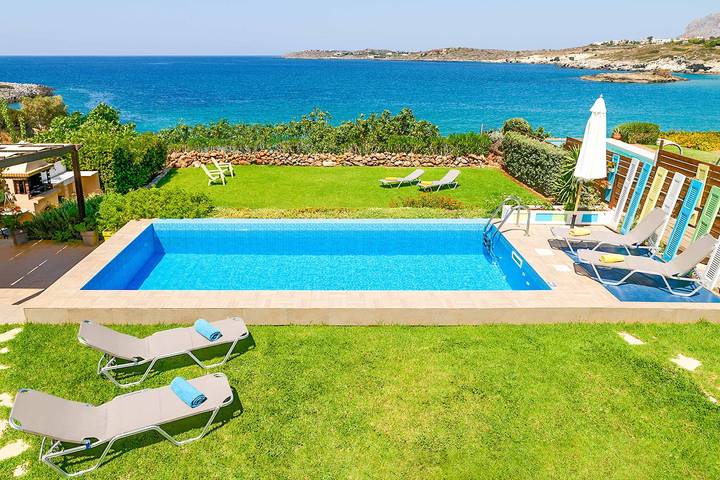 Strandhaus für 6 Personen, mit Pool und Terrasse auf Kreta