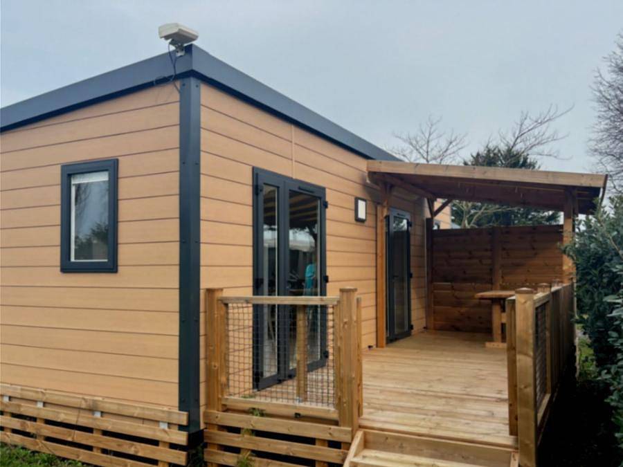 Camping Paradis les Pins - Royan - Mobilheim 4 personen - Premium+ 2Sch 4p Gl in Saint-Palais-sur-Mer, Côte de Beauté