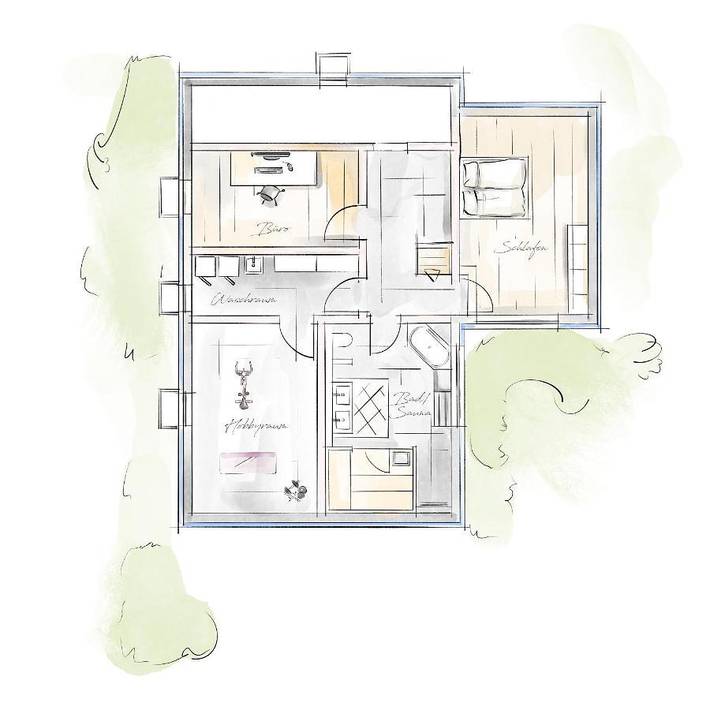 Ferienhaus für 12 Personen, mit Sauna und Garten sowie Ausblick, mit Haustier in Bayrischzell - 2