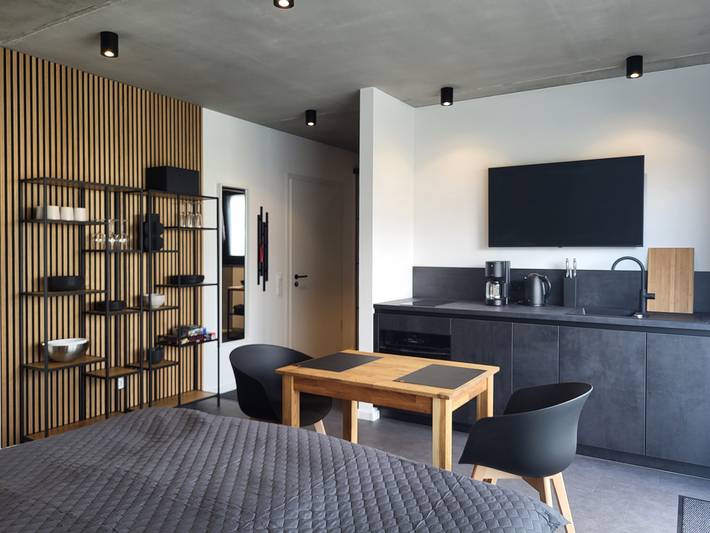 Ferienwohnung für 2 Personen, mit Garten am Großer Goitzschesee