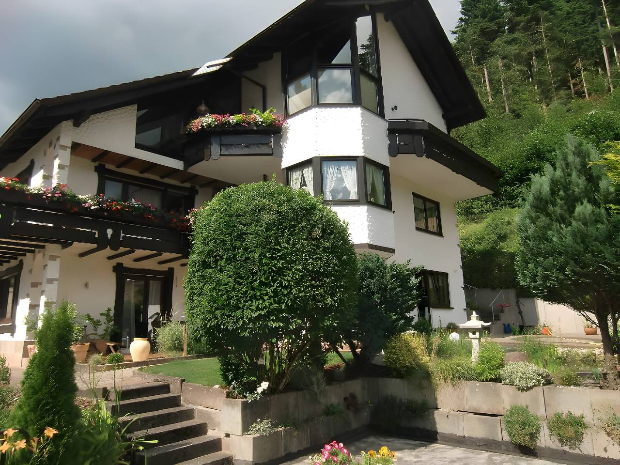 Ganze Wohnung, Ferienwohnung 'Uli Schätzle' mit Bergblick, privater Terrasse und Wi-Fi in Hornberg, Mittlerer Schwarzwald