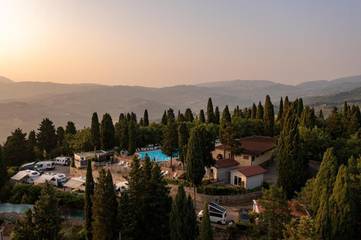 Gîte pour 4 personnes, avec jardin et piscine, animaux acceptés à Fiesole