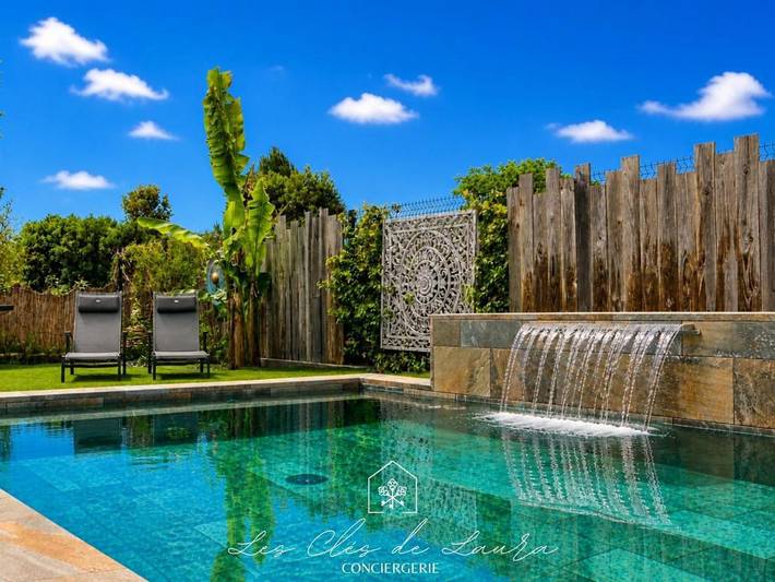 Location de vacances pour 5 personnes, avec vue et terrasse ainsi que piscine et jardin à Beaulieu (Hérault) - 2