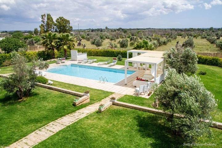B&b per 3 persone, con Terrazza e Giardino nonché Piscina e Panorama a Alezio