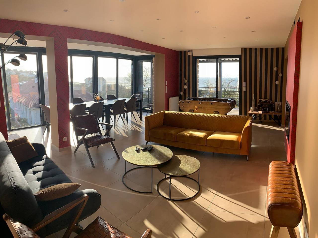 Casa Antoine 15pers : vue mer, 10 min à pied plage in Donville-les-Bains, Côte de la Déroute
