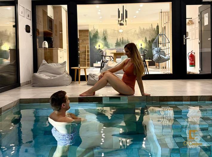 Ferienhaus für 2 Personen, mit Garten und Pool sowie Whirlpool - 1