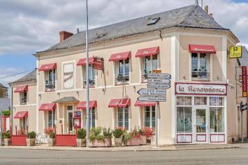 Hôtel pour 2 personnes, avec terrasse, animaux acceptés à Le Lude