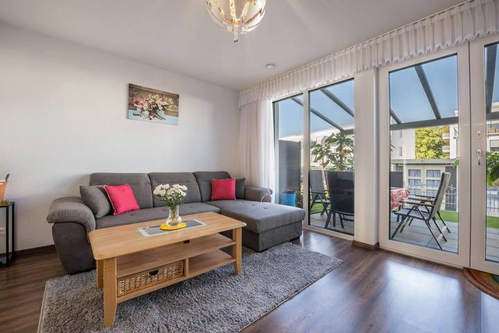 Ferieudlejning for 6 personer, med Balkon og Have