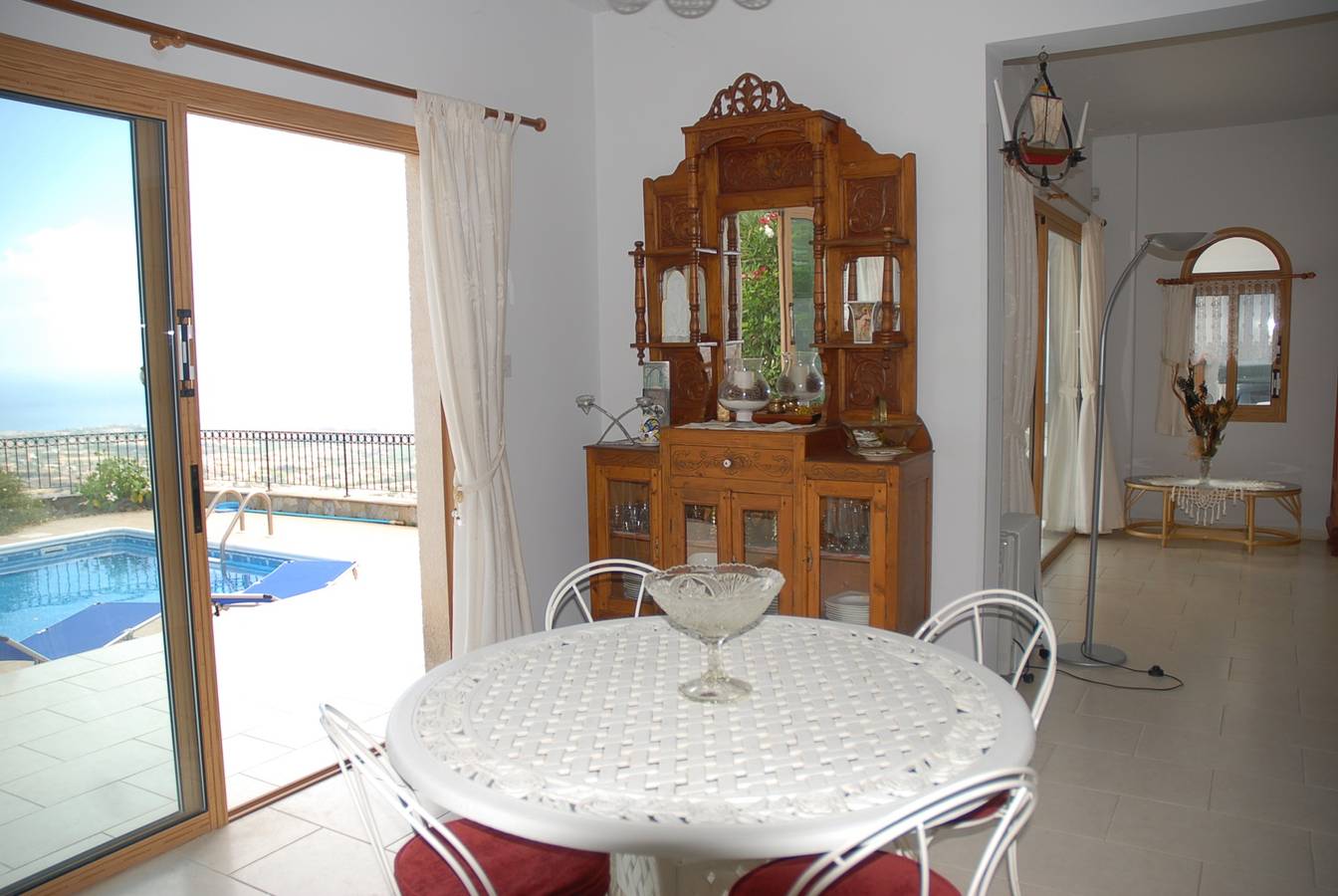 Peyia Villa with sea view, private pool, and garden in Peyia, South Cyprus