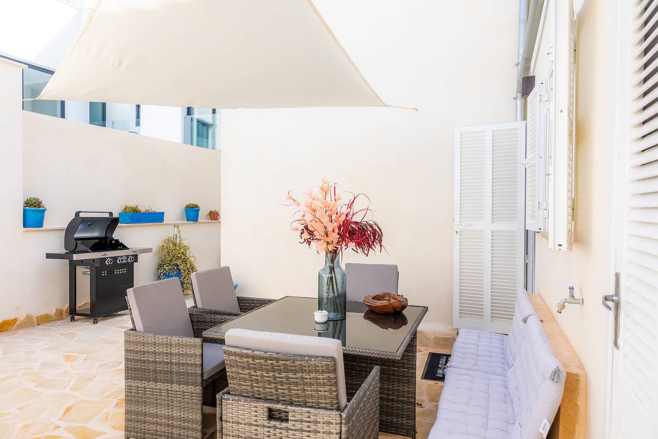 Ferienhaus 'Casa Bahia Colonia' mit Meerblick, Garten und Wlan in Colònia de Sant Pere, Artà