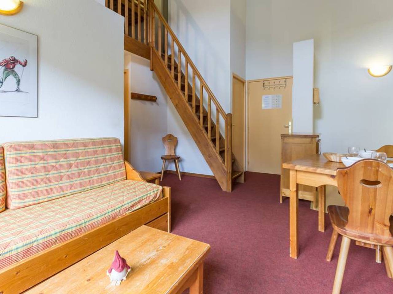 Appartement entier, Duplex 3 pièces, 8 pers, balcon sud, proche pistes in Le Corbier, Villarembert