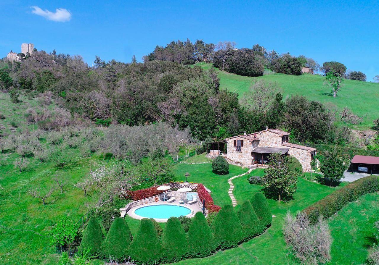 Tuscan Villa' estate with private pool in Pomarance, Riserva Naturale di Monterufoli