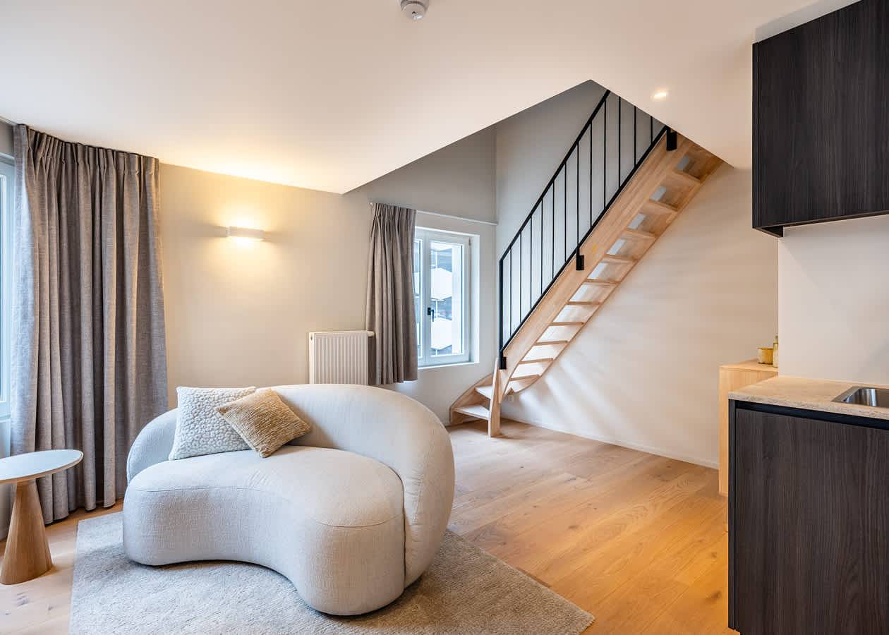 Appartement entier, Duplex studio w/ workspace in Gand, Province de Flandre-Orientale
