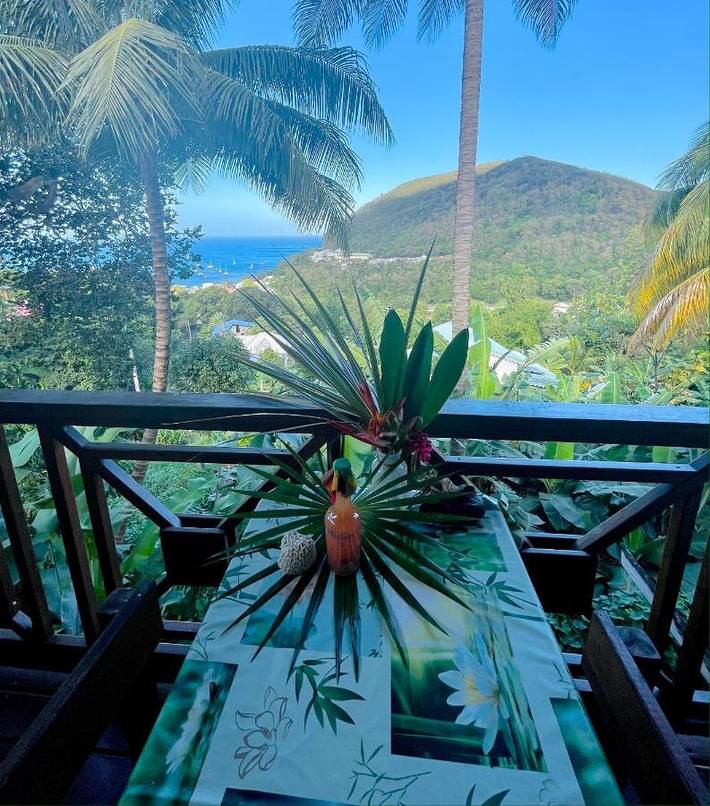 Chambre d’hôte pour 2 personnes, avec jardin ainsi que piscine et vue à Deshaies - 2