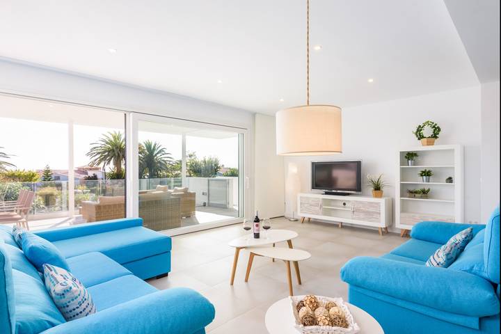 Appartement de vacances entier, Appartement de vacances pour 8 personnes avec jardin in Santo Tomas, Es Migjorn Gran