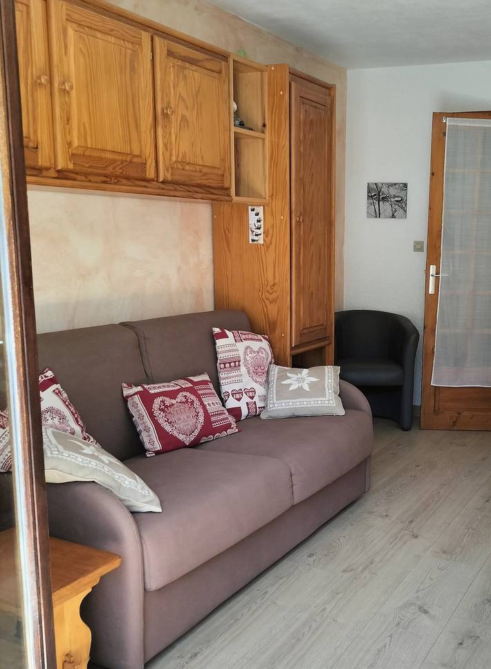 Studio pour 4 personnes, avec balcon/terrasse